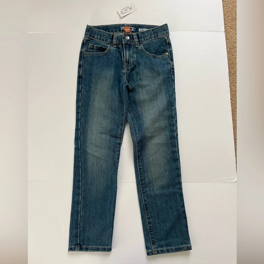 Childrens Place Skinny Jeans Tide Pool Blue Size 6 New